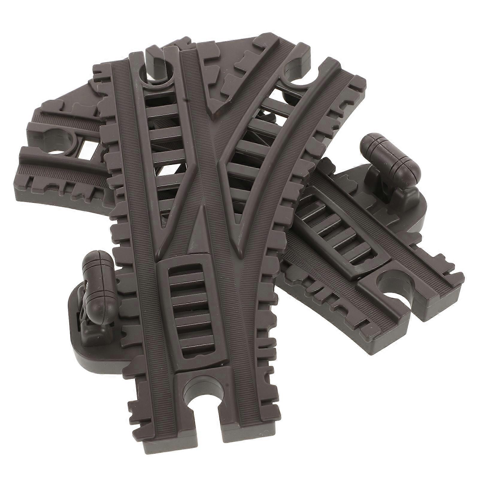 Replacement Train Track Toy Accessory Plastic Rail Track 2Pcs Set