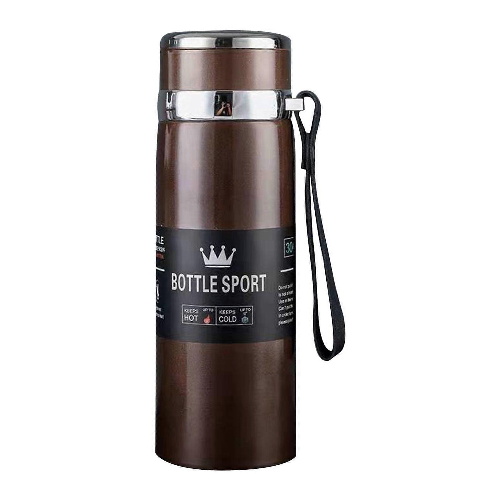 SDJMa Water Bottle 800ml, BPA Free, Thermal Insulated Stainless Steel Flask, Portable Lid, Reusable for Hot/Cold Drinks, compatible with coffee