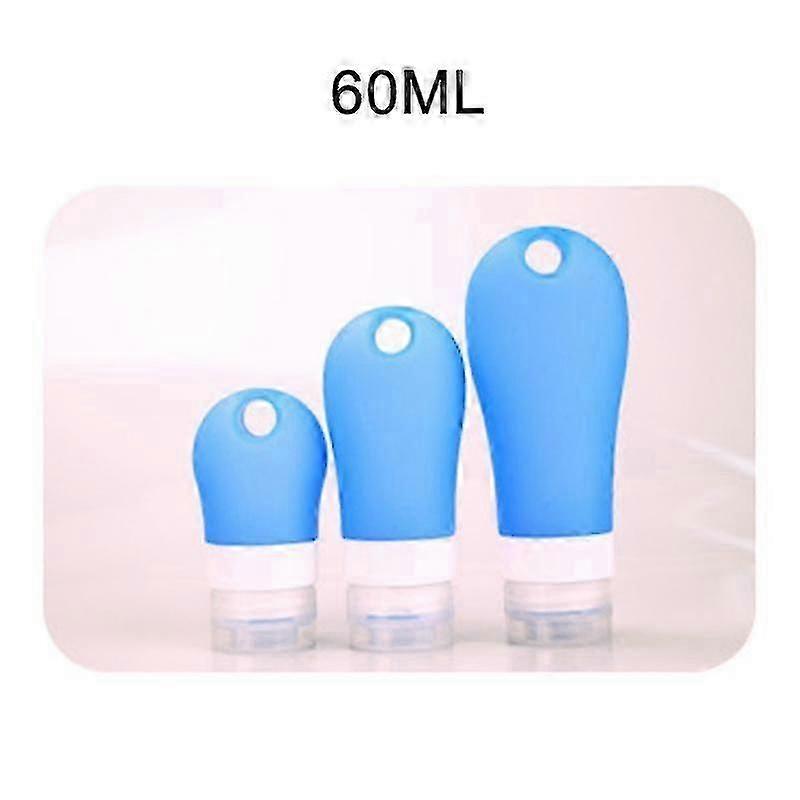 Silicone Travel Bottles Leak Proof Squeezable Refillable Shampoo Lotion Soap Liquids Containers