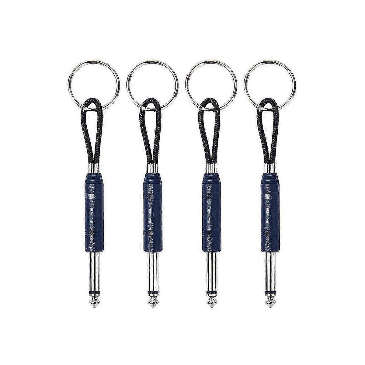 4pcs Guitar Plug Keychain For Amp Key Holder,for Holder,for Key Holder,navy Blue