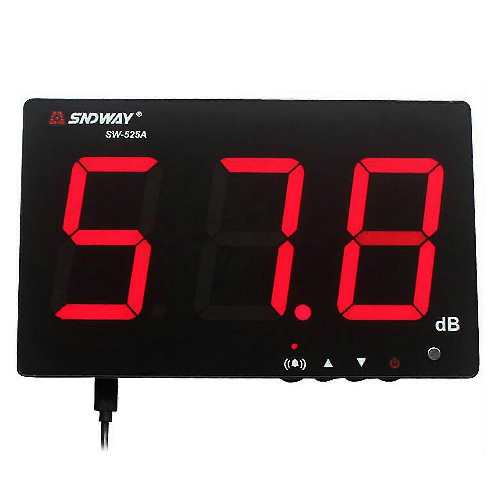 Sndway SW-525a desibel meter for støyovervåking og lydtesting