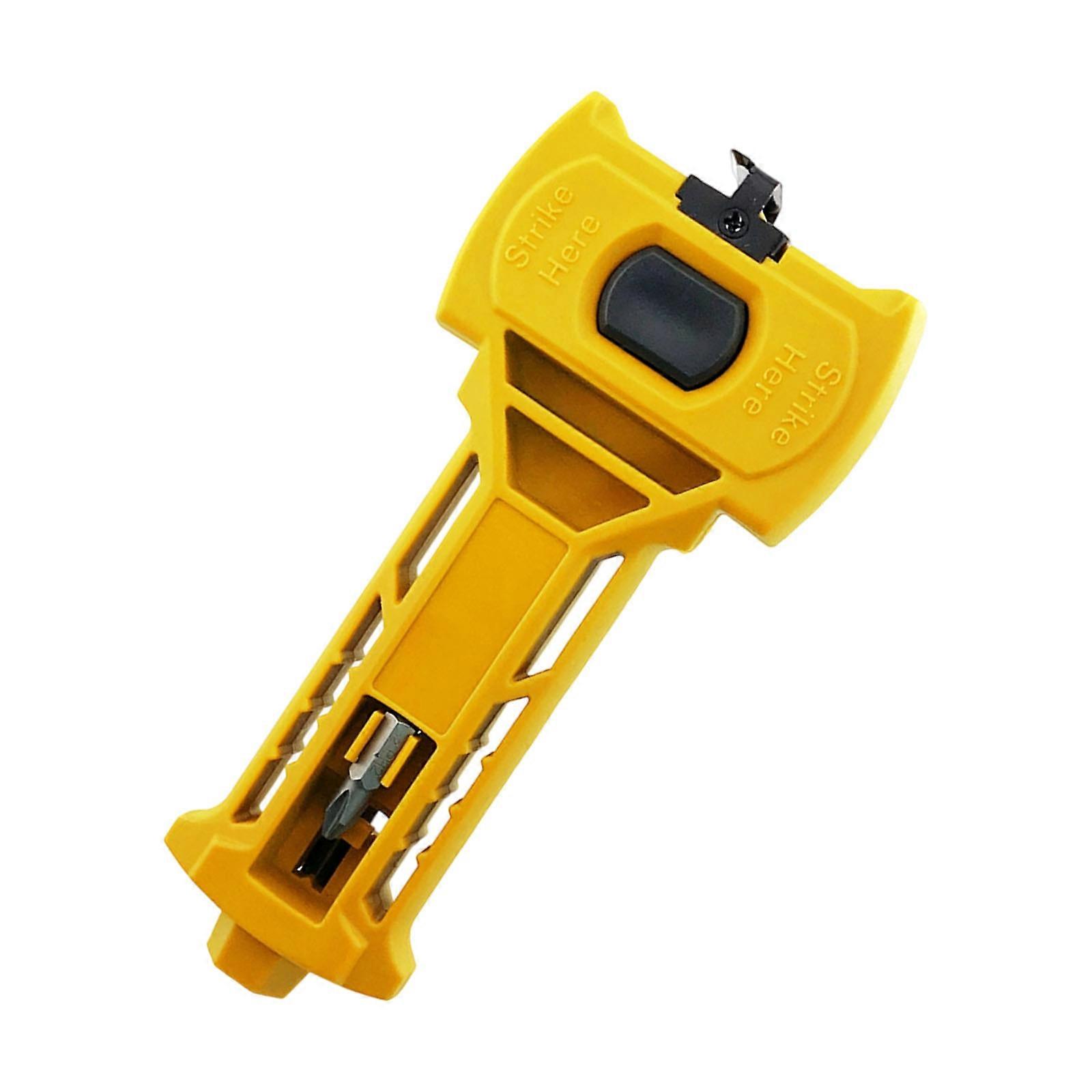 Door Hinge & Door Latches Installation Kit, Door Hinge Mortiser Templa Labor Saving Carpentry Tool  Yellow