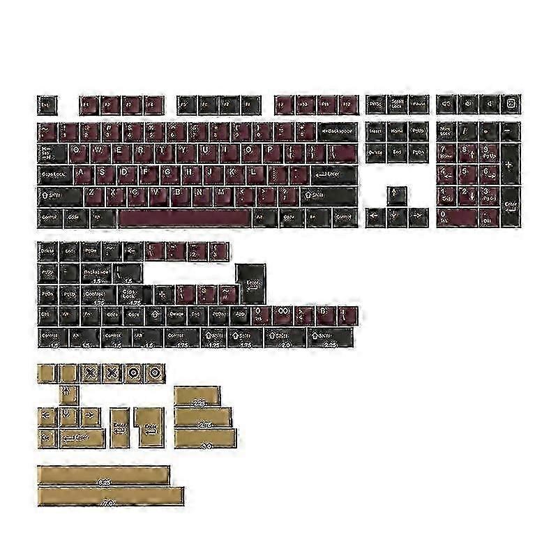 173 Pcs Keycaps Gmk Double Shot Keycap Diy For Cherry Mx Mechanical Keyboard