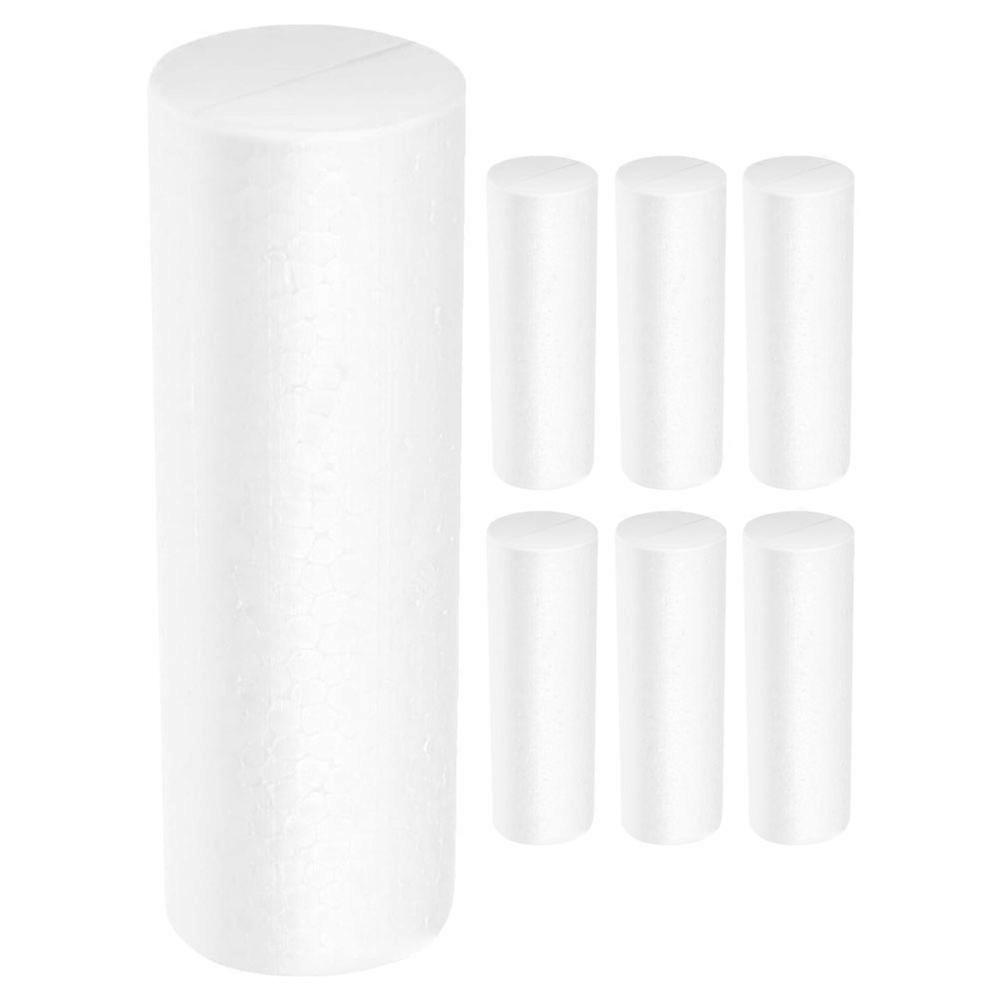 Multi-Use Cylinder Foam Foam Cylinders for Kids DIY 7Pcs Decoration