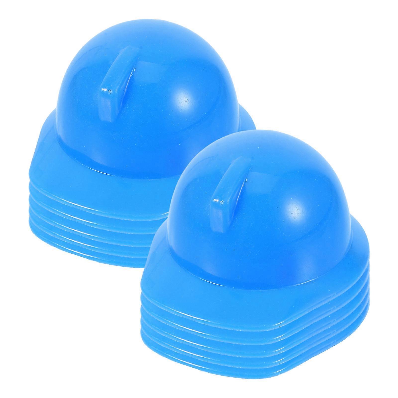 Mini Safety Plastic for Decor 10Pcs Mini Construction Doll Accessories