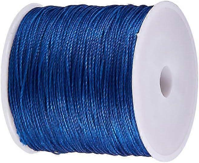 116 Yards Waxed Cord Polyester Waxed Polyester Thread 0.5mm Round Rattail Waxed Beading String Cord for Jewelry Bracelet Making Macrame Crafting DIY L