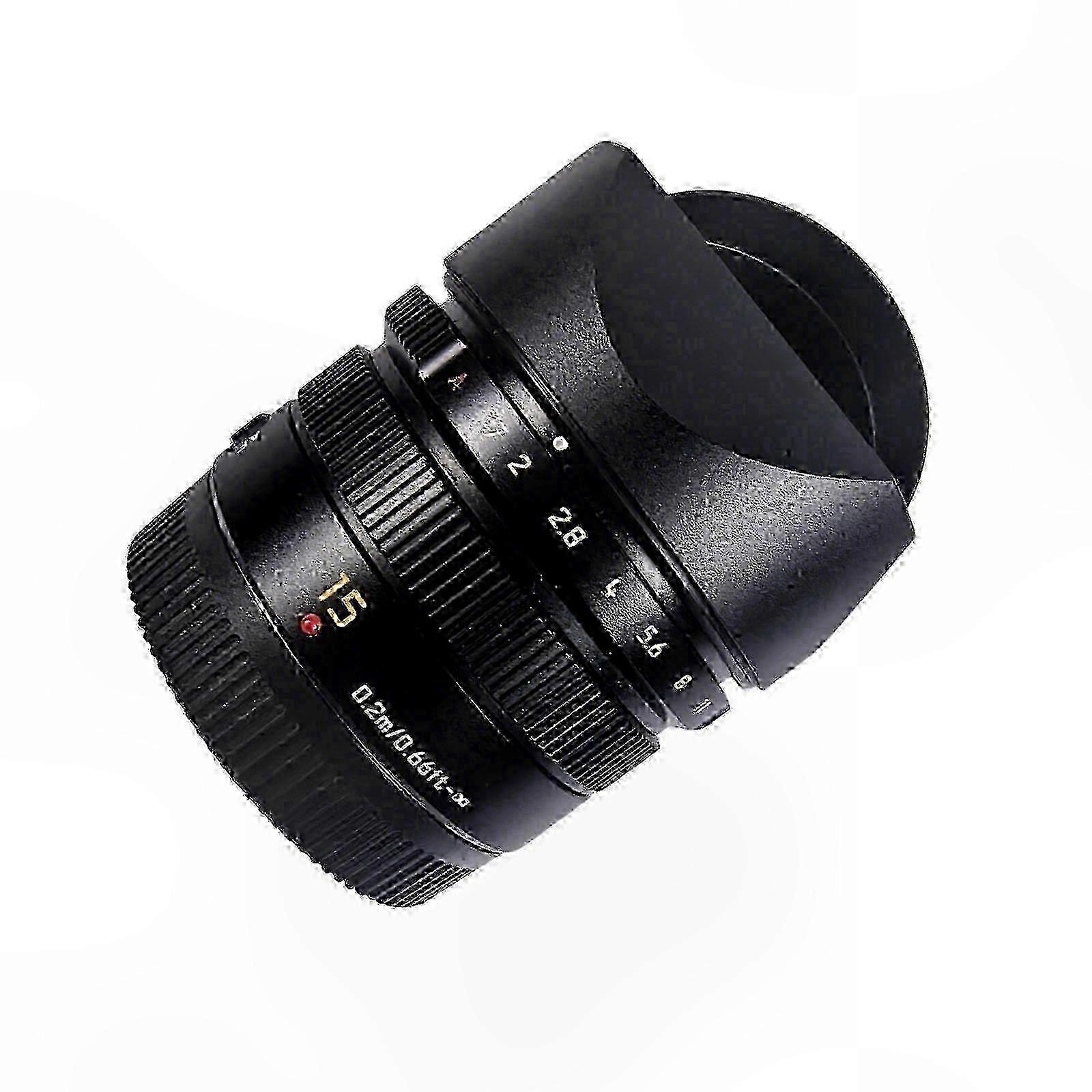 Micro Four Thirds Camera Lens 15mm F1.7 ASPH Ultra-Fast Wide Angle for Mirrorless