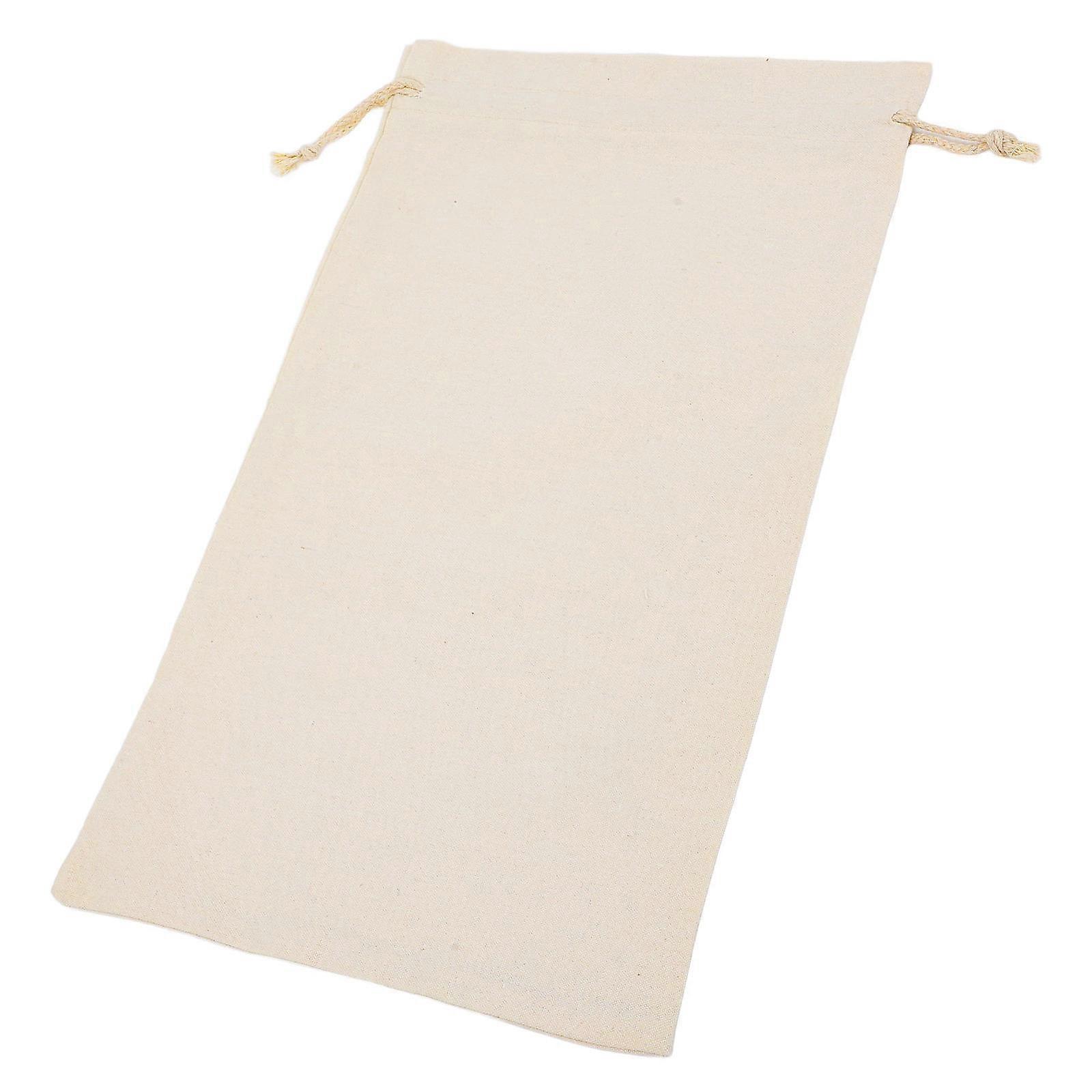 Flour Sack Cloth Cotton Drawstring Bag for Sampling Soil