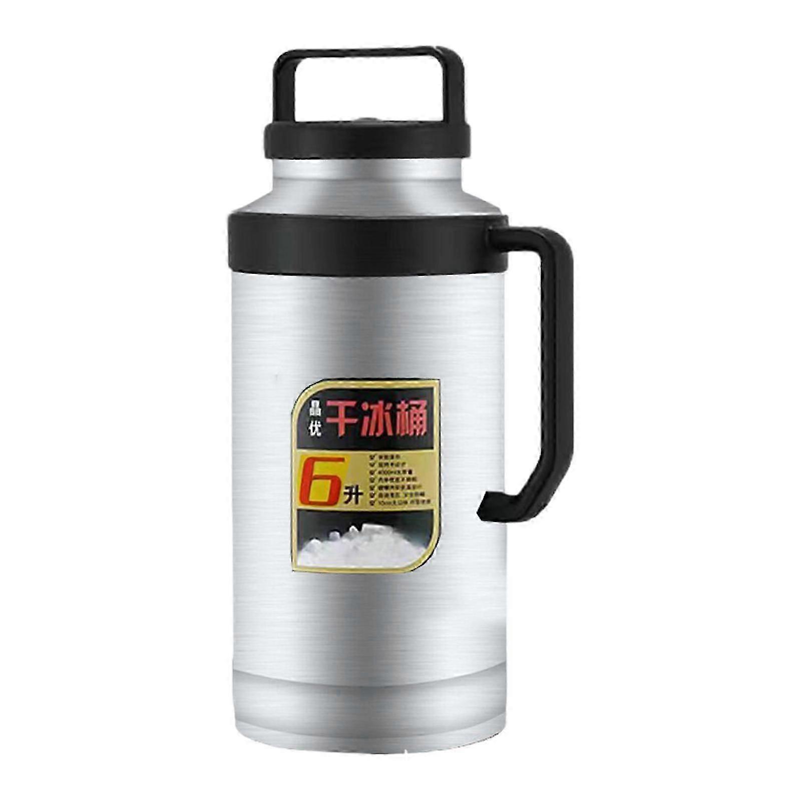 Dry Ice Bucket Dry Ice Storage Bucket Thermal Water Bottle Ice Storage Container For Cooling