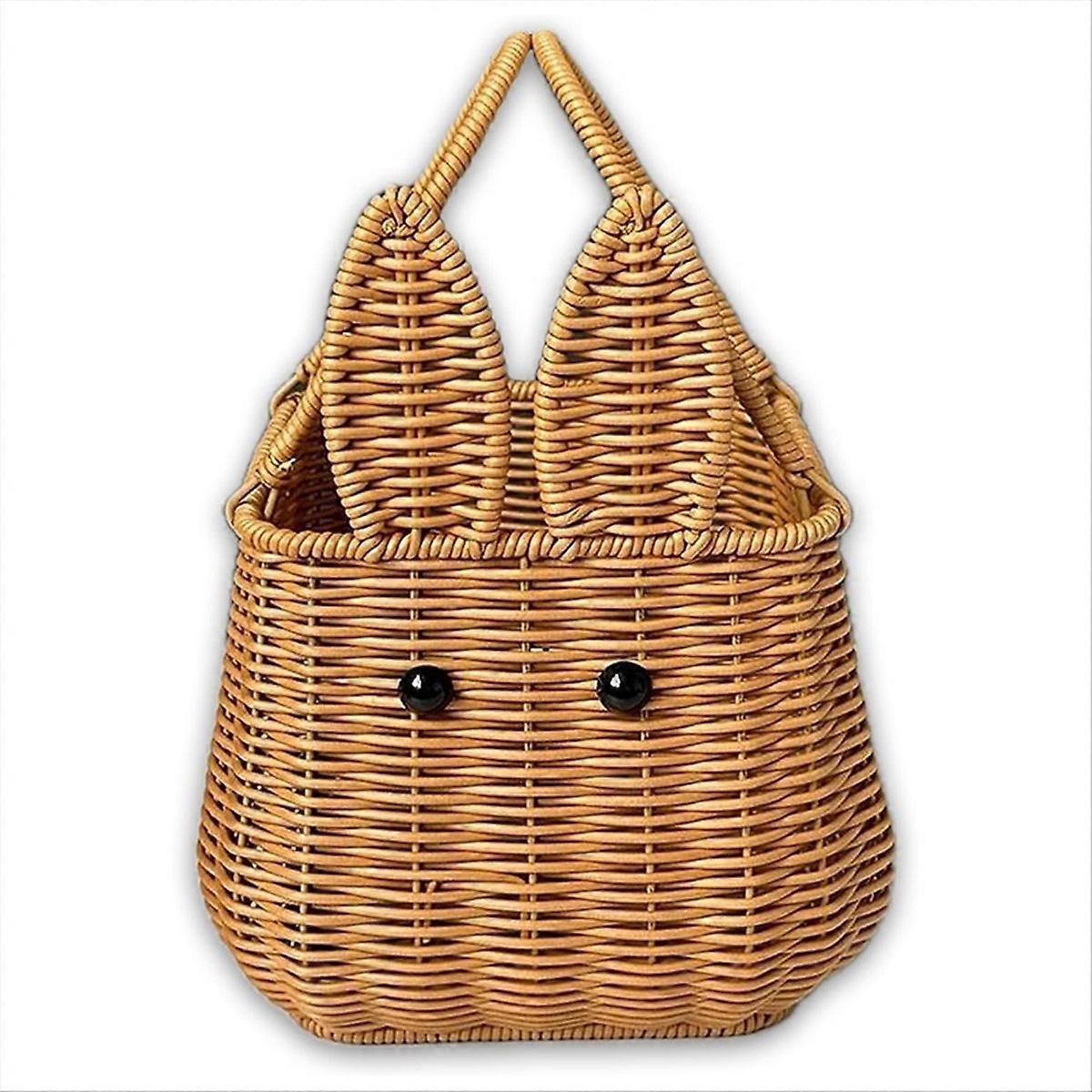  Easter Egg Handwoven Gift Picnic Basket Fruit Storage Basket