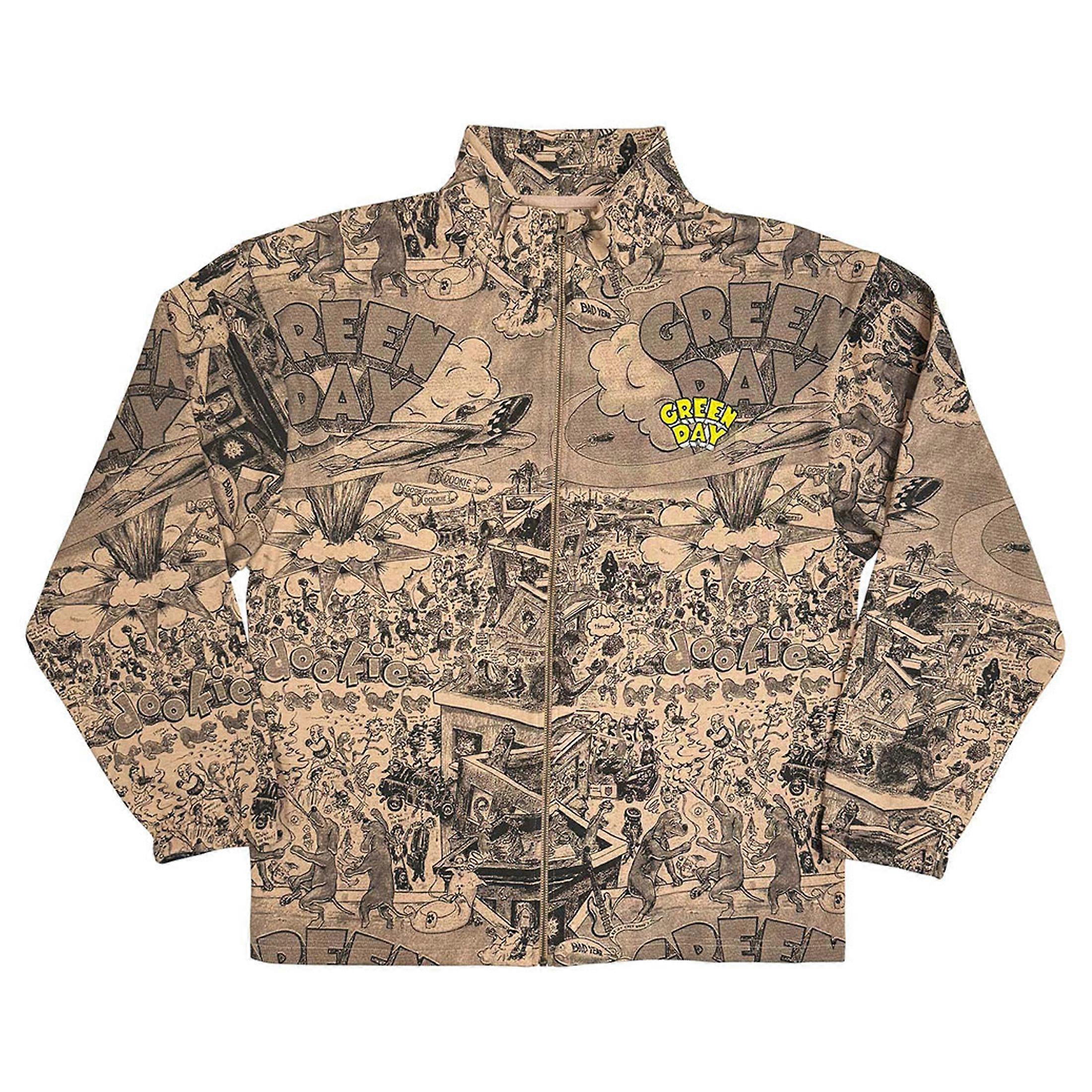 Green Day Dookie All Over Print Fleece Jacket