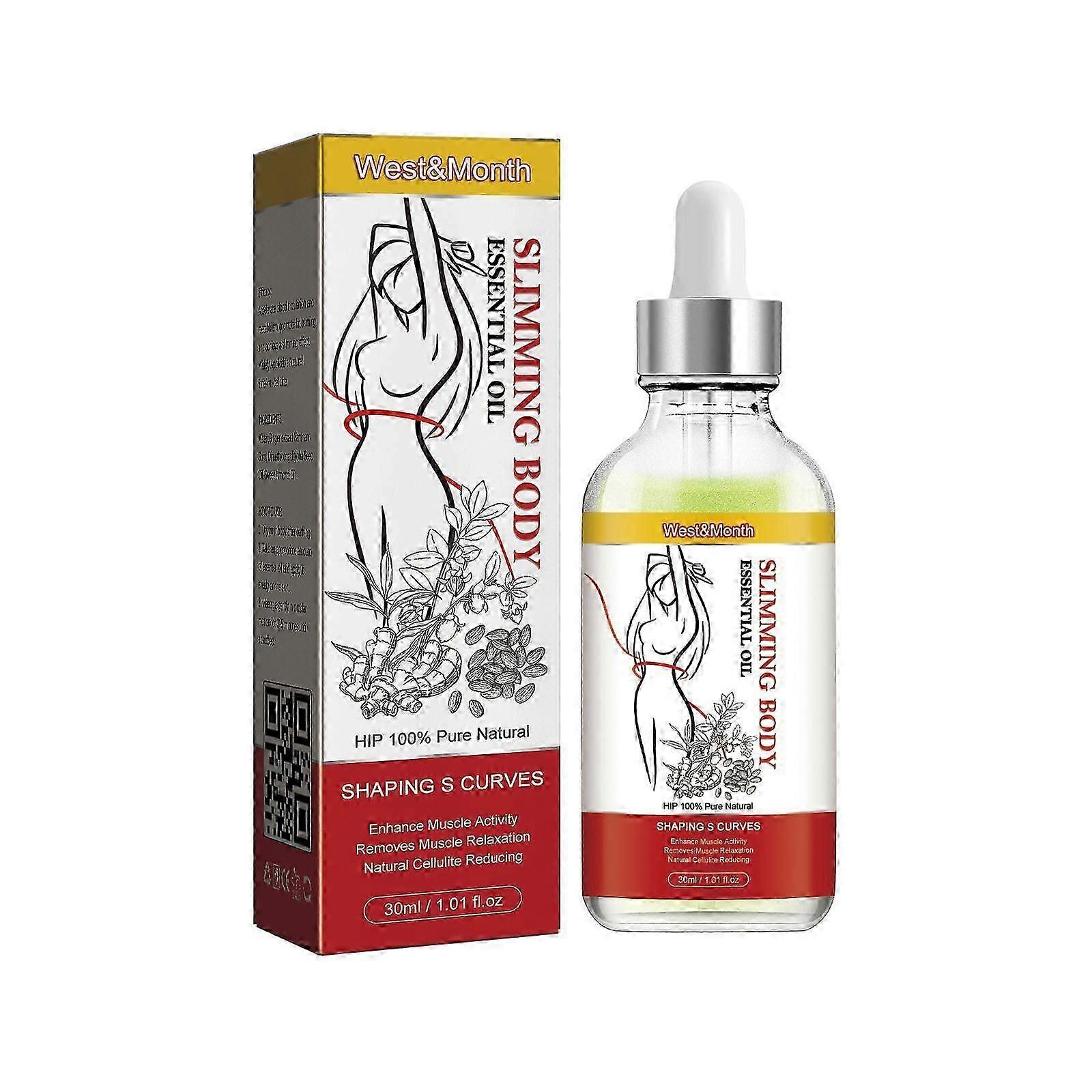 slimming oil contains ginger extract, Xanthan gum, polydimethylsiloxane