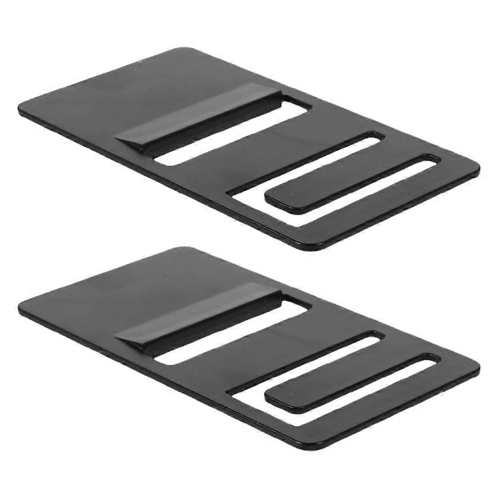 Rv Refrigerator Device Clip for Icebox Door Lock 2Pcs ABS Black