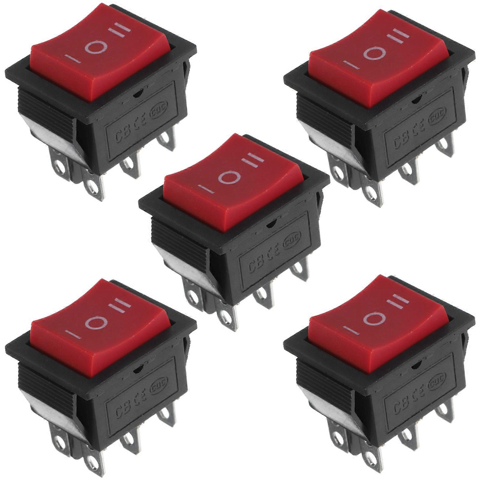 Toggle Switch for Car Rocker Switch 3 Position 6 Pin 25Pcs Collection