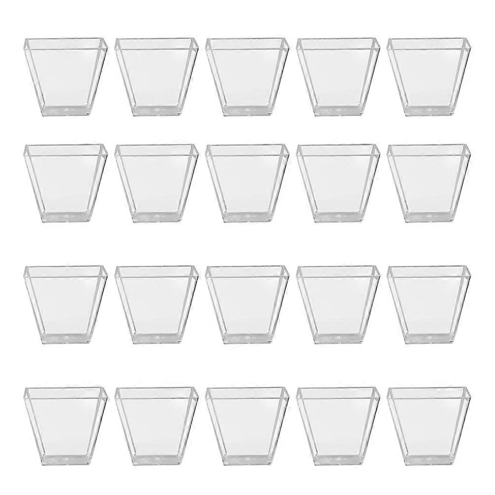 Transparente Dessertbecher, 80er-Packung