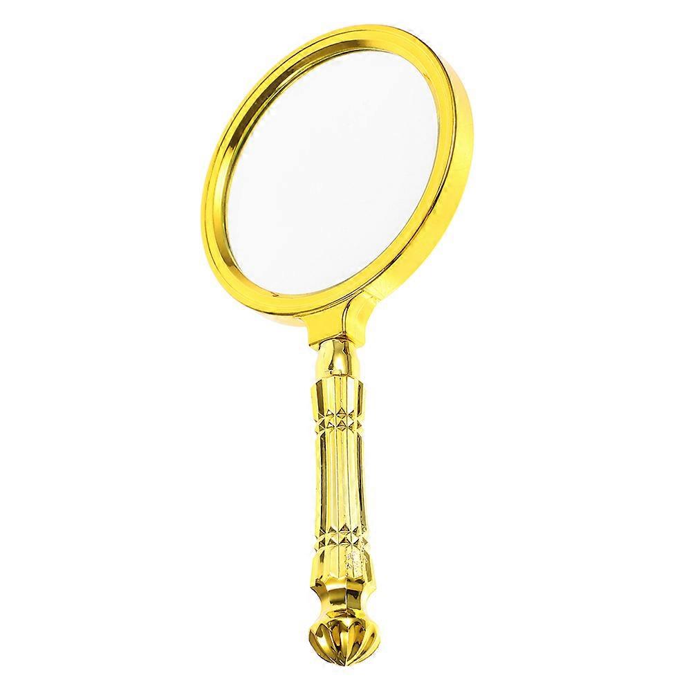 Gold Plated Magnifying Glass for Magnifying Portable Handheld Usage