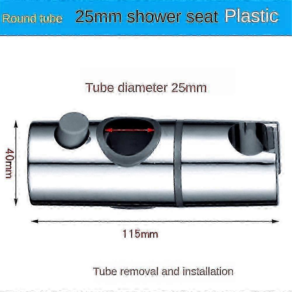 Shower Head Mounting Bracket 19mm Replacement for Riser Rail Fixing