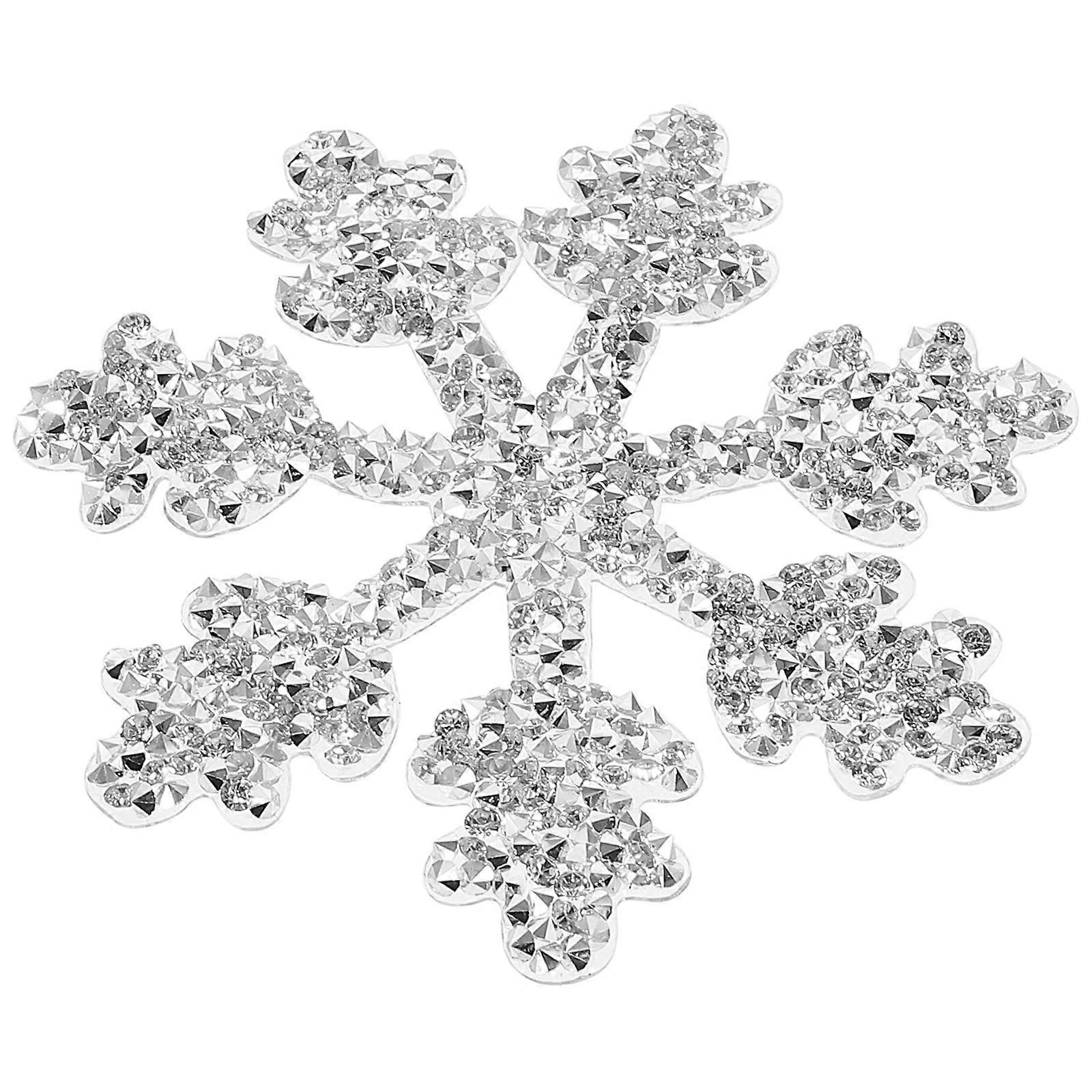 Delicate Iron Snowflake Clothes Patch for DIY Repair 4Pcs Set