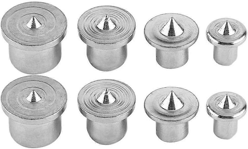 8Pcs Wood Alignment Stud Centering Tool Points Marker Drill Center, Pin (Hollow)