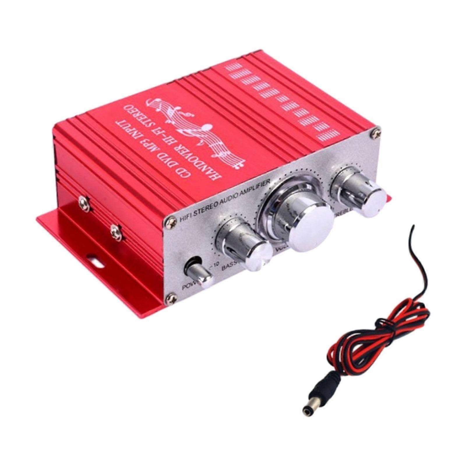 Mini Audio Amplifier, Compact Portable, Home Audio System Compatibility, Car Audio Compatibility, TV Audio Enhancement
