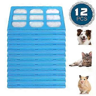 Lot de 12 cartouches de rechange pour fontaines à eau pour animaux de compagnie, compatibles avec les fontaines Cat Dog Mate.