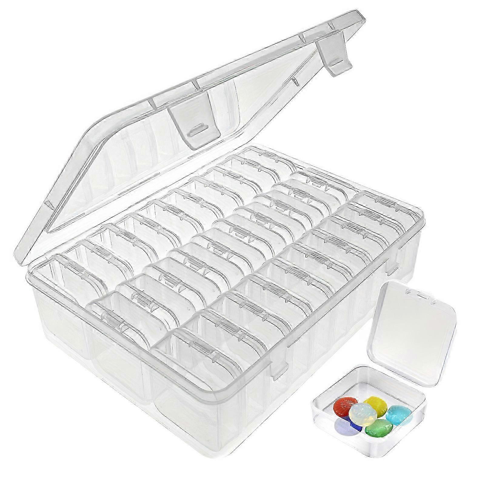 30-Compartment Desktop Organizer Box Paper Box