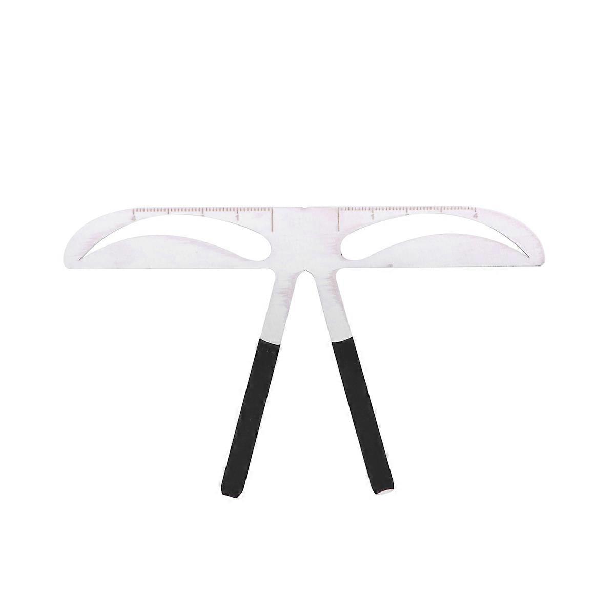 Eyebrow Drawing Tool Professional Eyebrow Stencil Ruler for Makeup One Set