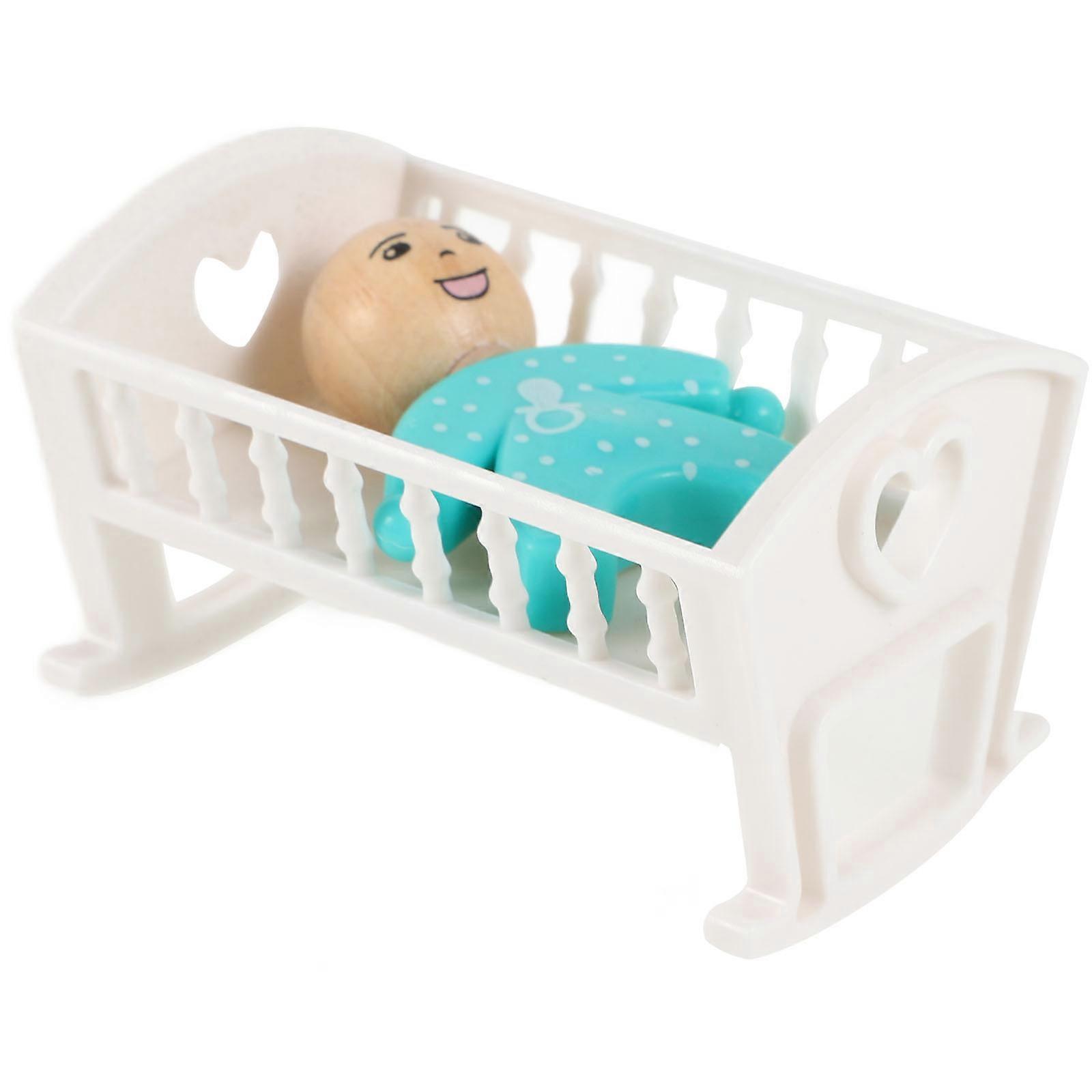 Miniature Doll for Decor 1Set Doll House Mini with