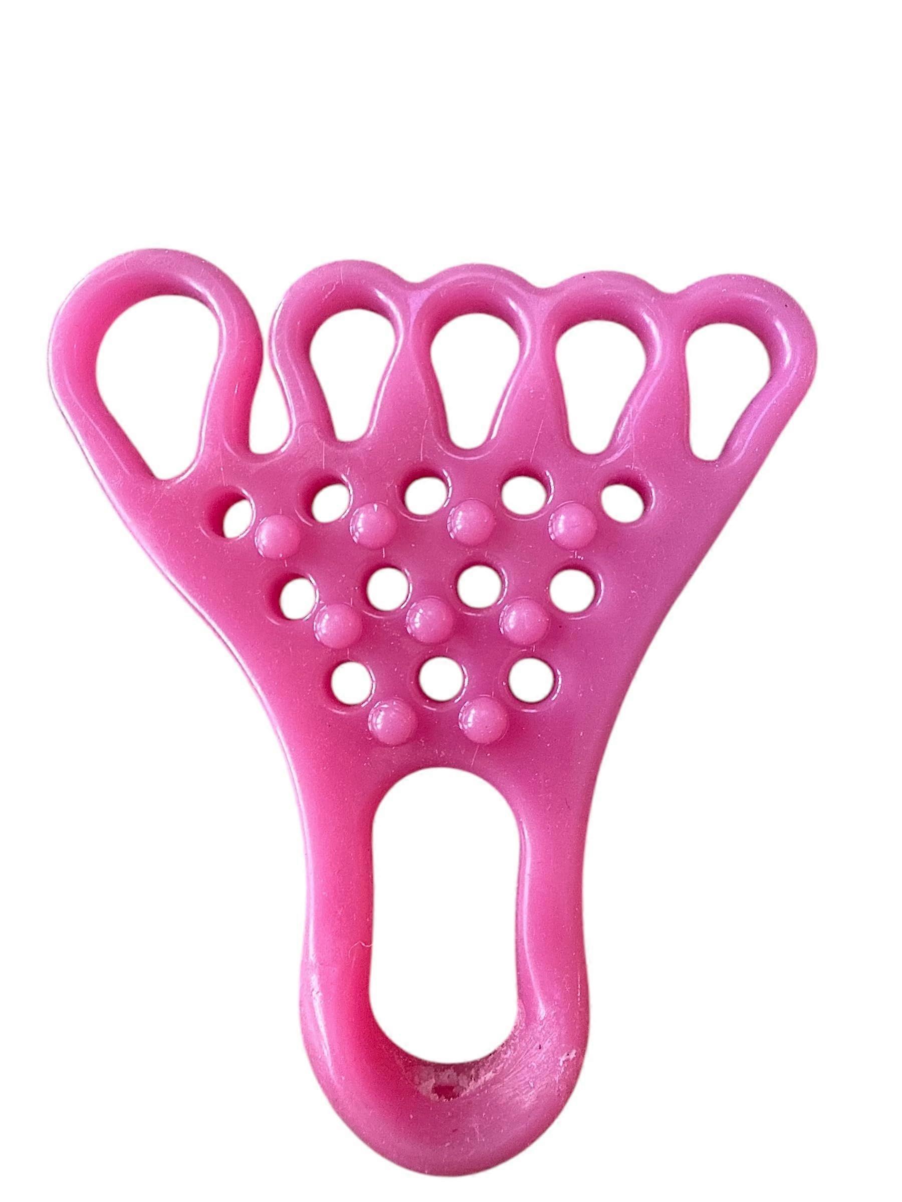 Pink Ergonomic Toe Separators for Alignment, Foot Pain Relief and Bunion Support, 2 Pack