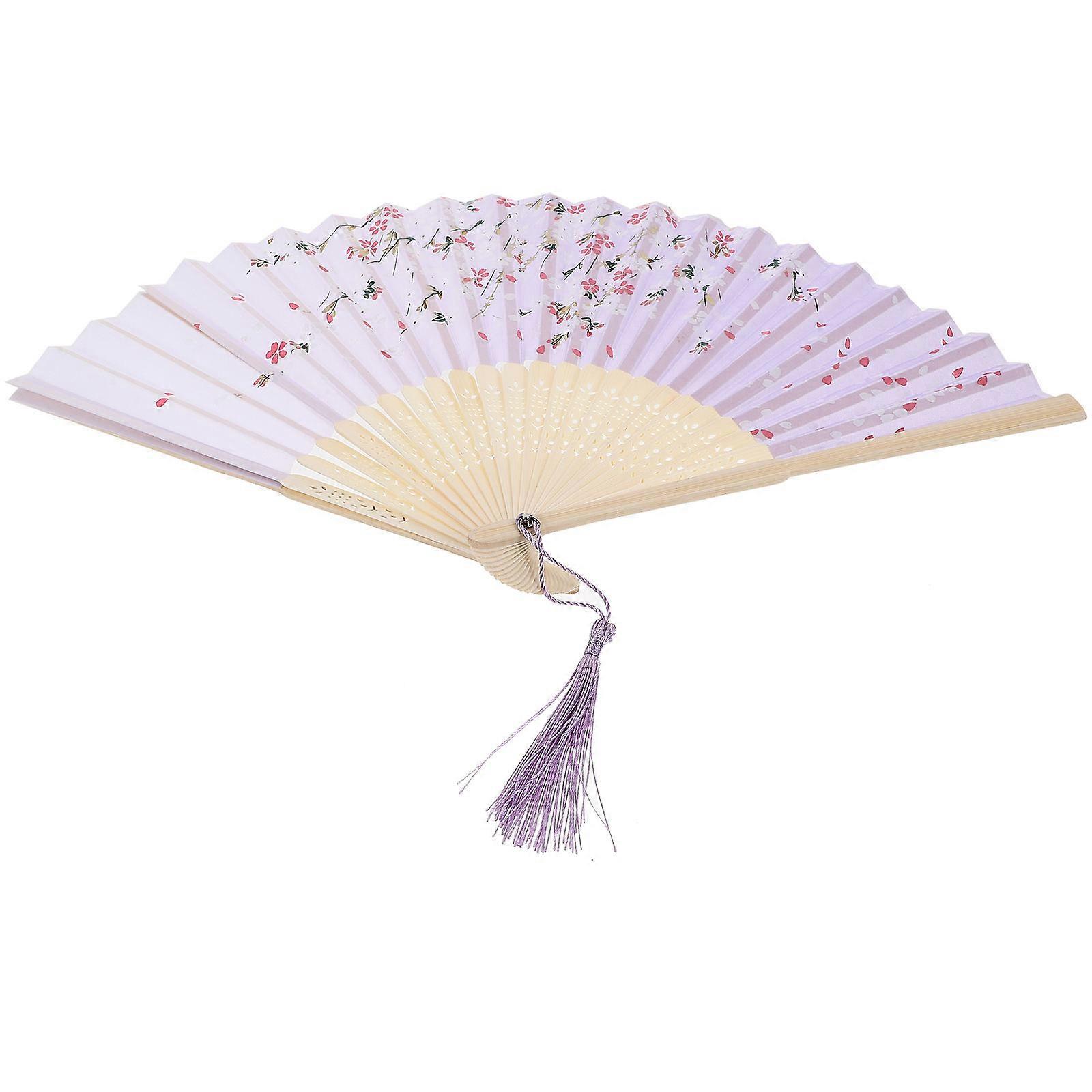 Handheld Folding Fan for Decor Elegant Folded Fan