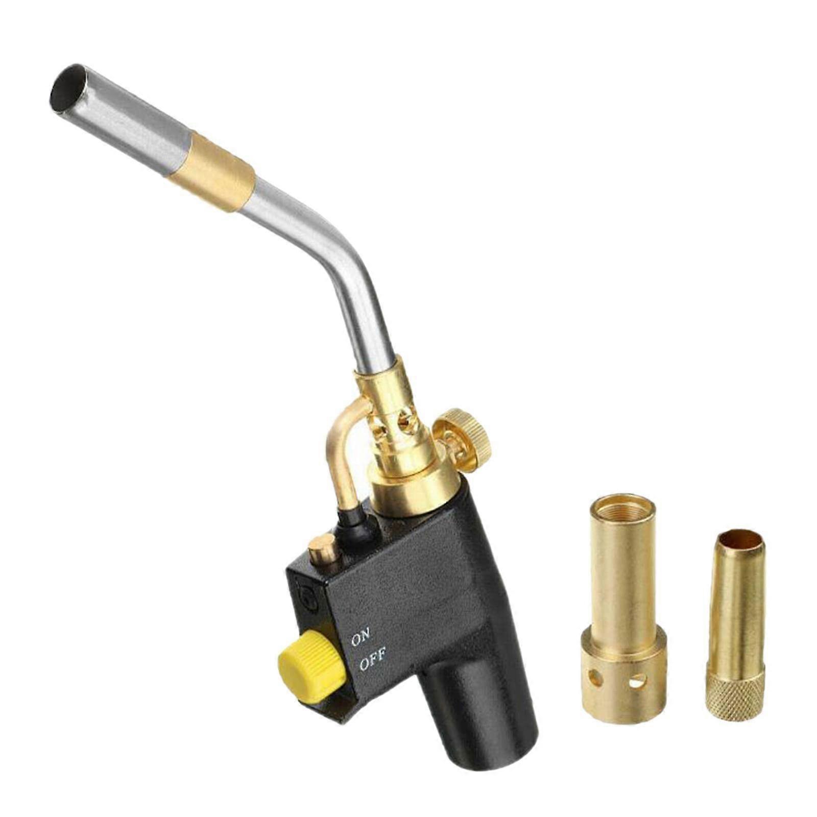 Propane MAPP Gas Torch with Instant Ignition Adjustable Flame for Brazing and BBQ