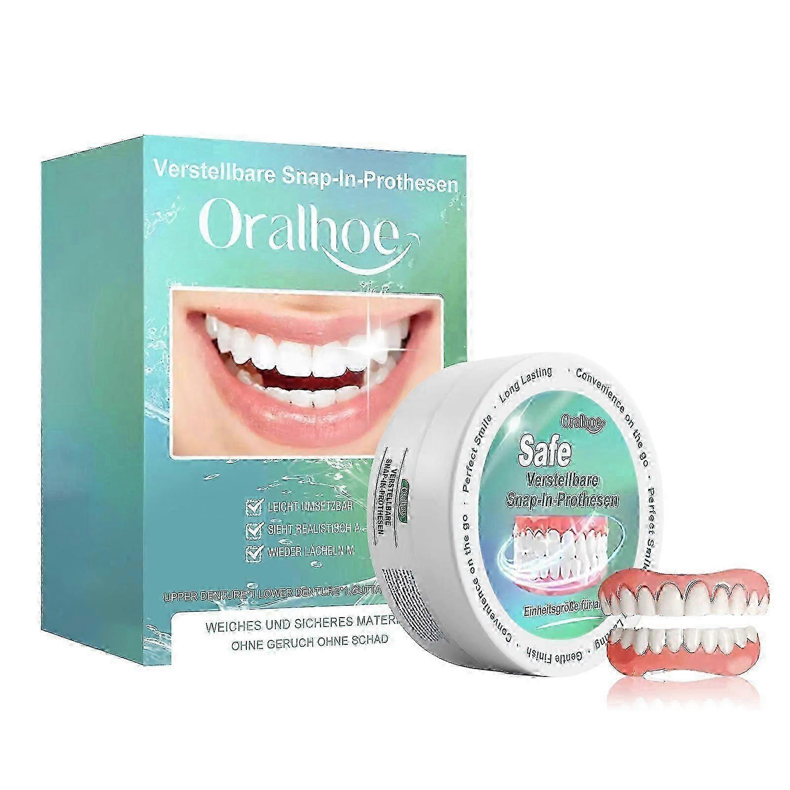 Denture Retouching Kit  Easy, Comfortable, Quick Fit for Natural Smile