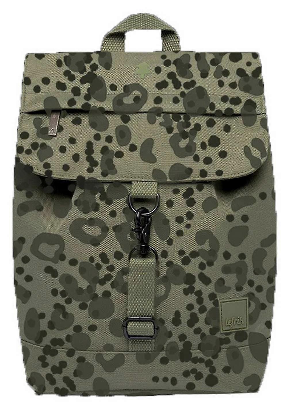 Lefrik Kaut Mini Cheetah Print Backpack - Green/Black