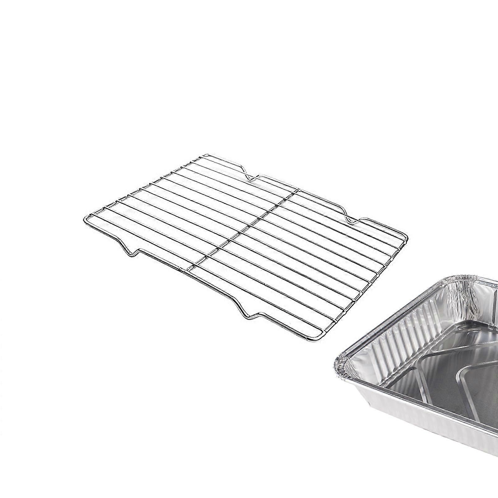 Stainless Steel Cooling Rack for Baking Cookies, Quarter Sheet Pan Size, Rust Resistant Small Grid