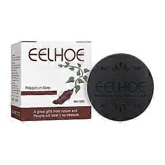 Eelhoe Fo-Ti Blackening Shampoo Bar - Deep Cleansing, Smooth, Nourishing, Strengthening, And Darkening Hair