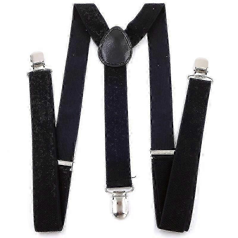 Elastic Y-shape Braces Men's Women's Solid Color Adjustable Suspenders