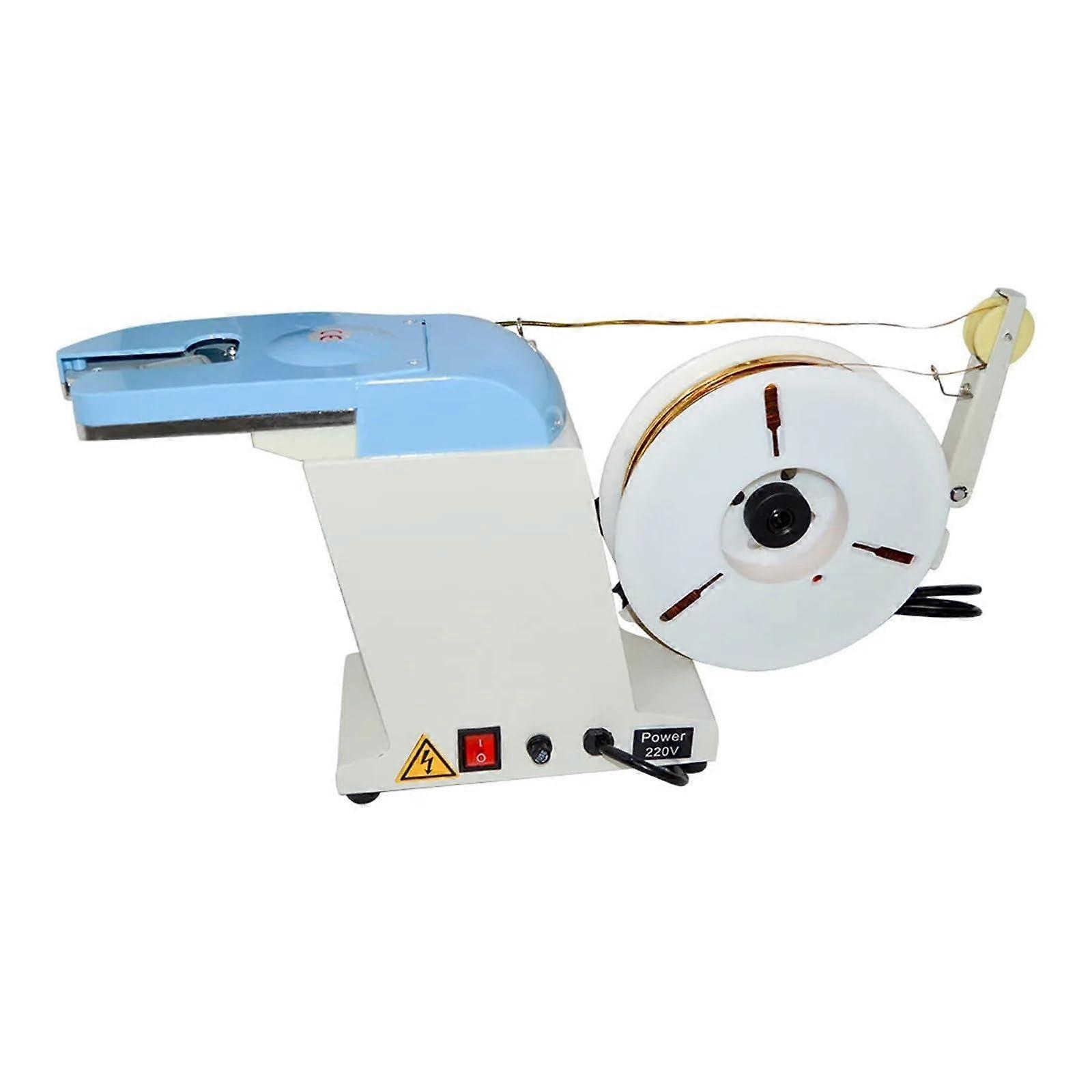 Automatic Twist Tie Machine for Bread and Candy Bags, Speed Tying with Adjustable Wire Size