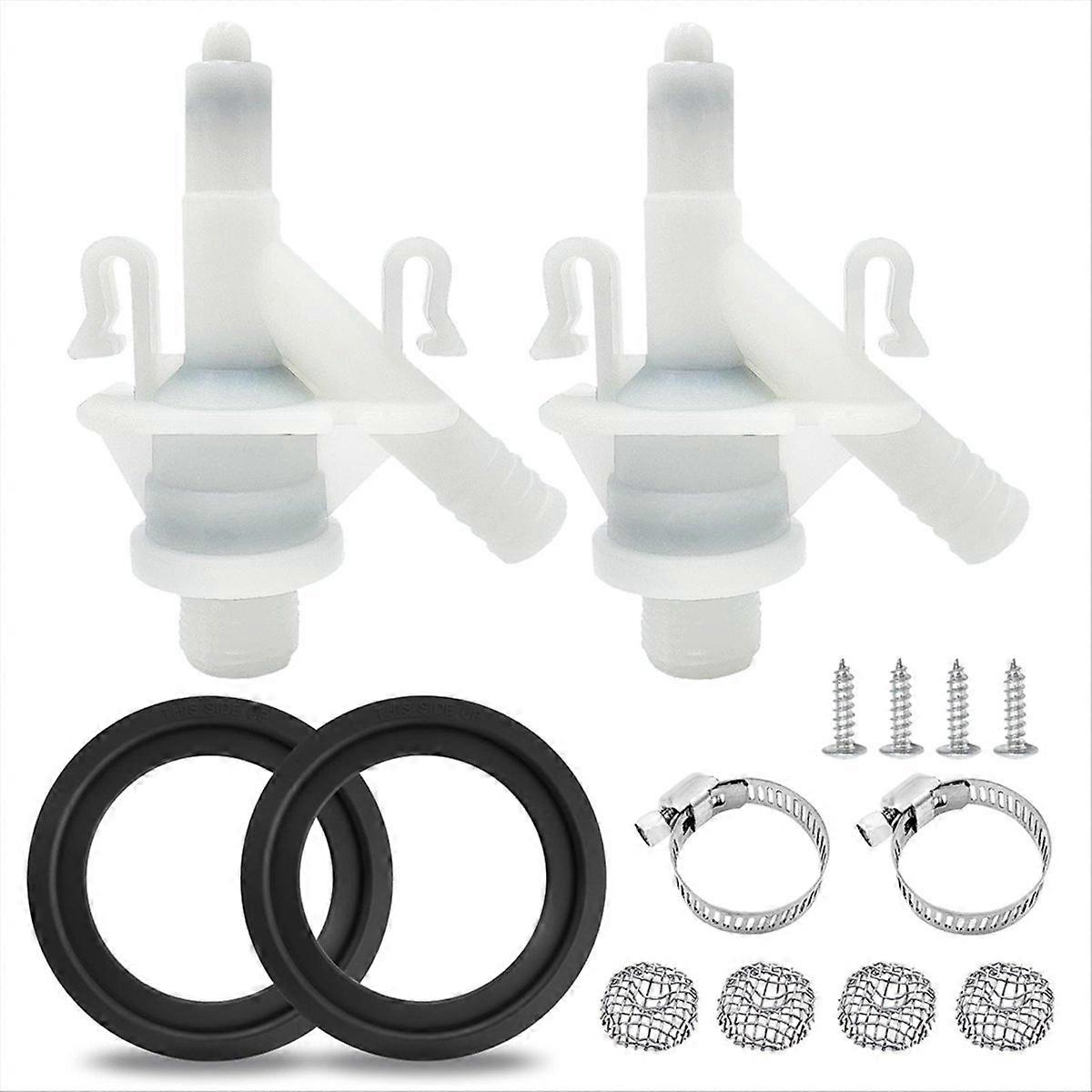 2Pack 385311641 Water Valve Kit for Sealand/ Toilets Series