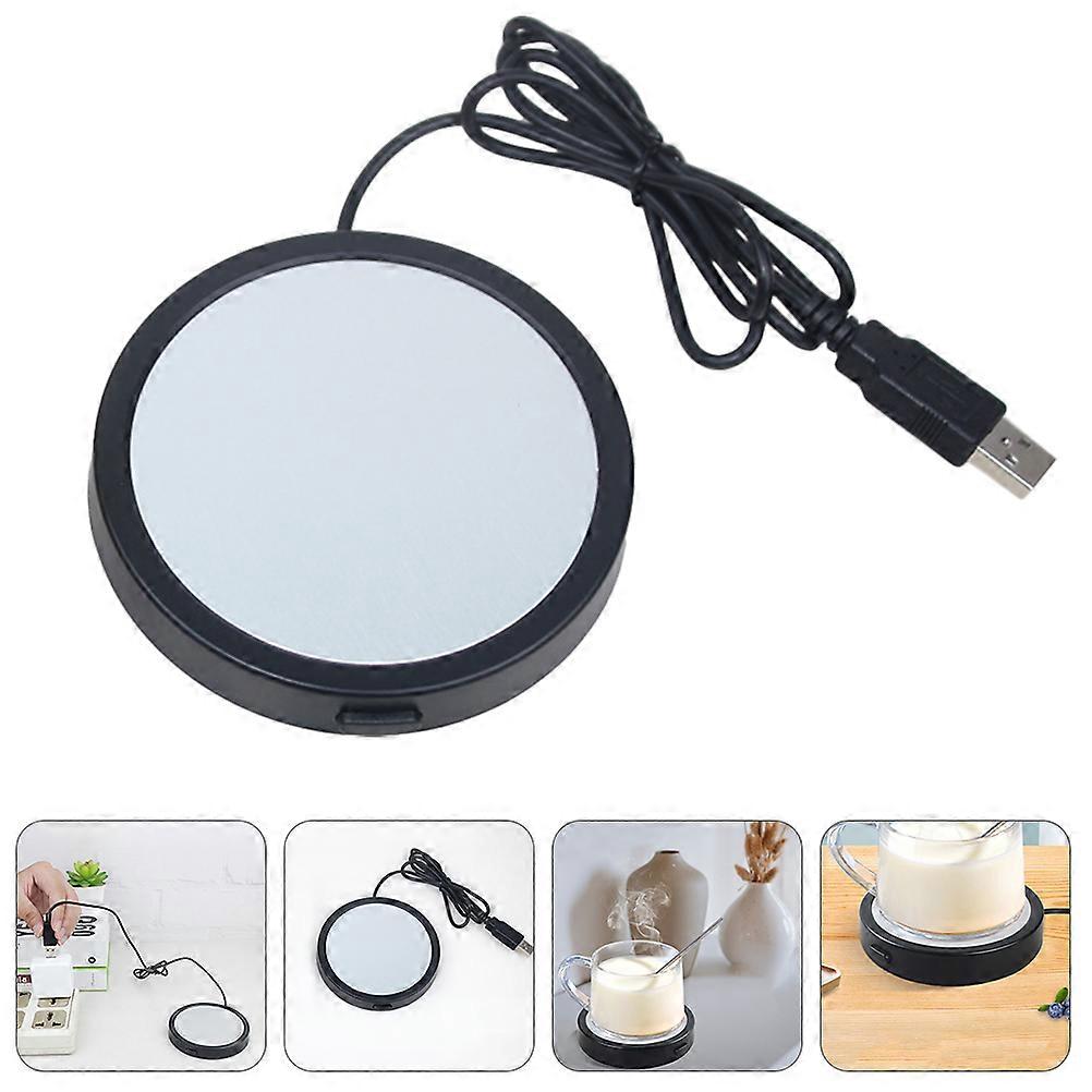 USB Powered Coaster Coffee Mug Warmer Electric Cup Warmer Black
