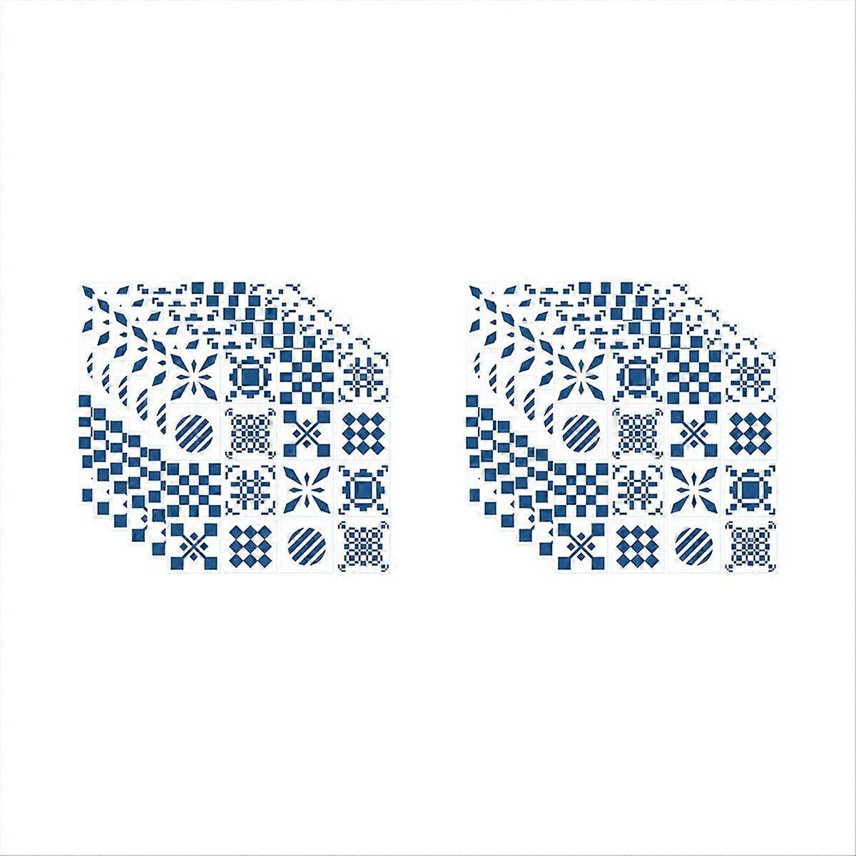 Bathroom Dormitory Dining Room Wall Floor Wall Sticker 2Set