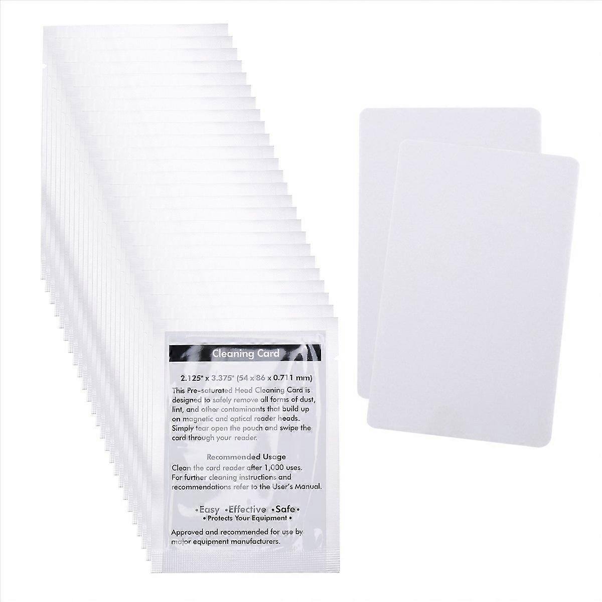 Card Reader Cleaning Cards - CR80 Card Reader Cleaner (25 PCS)