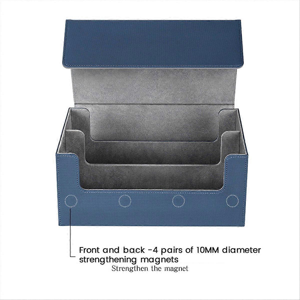Card Storage Box for Trading Cards,Card Deck Case,Blue