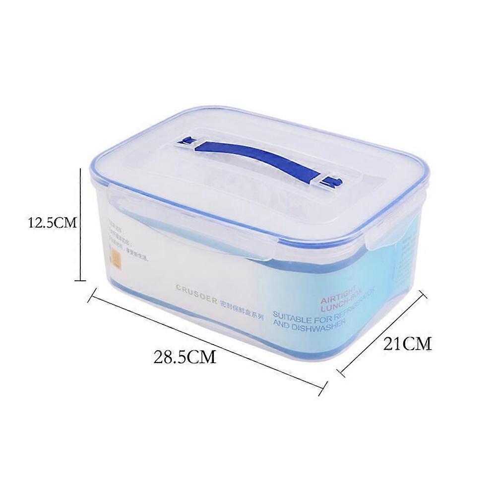 Refrigerator Preservation Storage Rectangular Simple Design Elegant 5800ml Layer 1Set