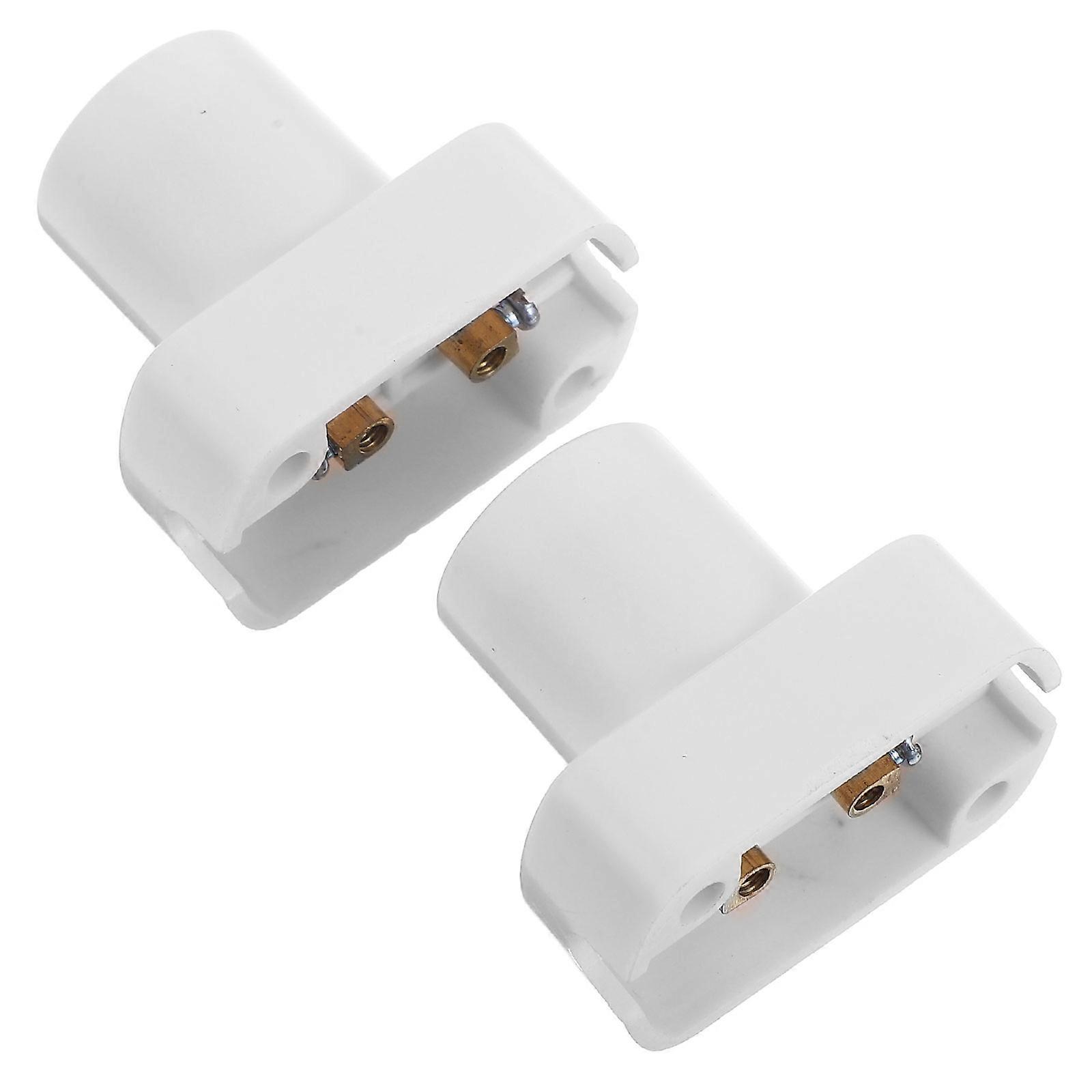 E17 Lamp Base White Lamp Holder for Light Projects 10Pcs