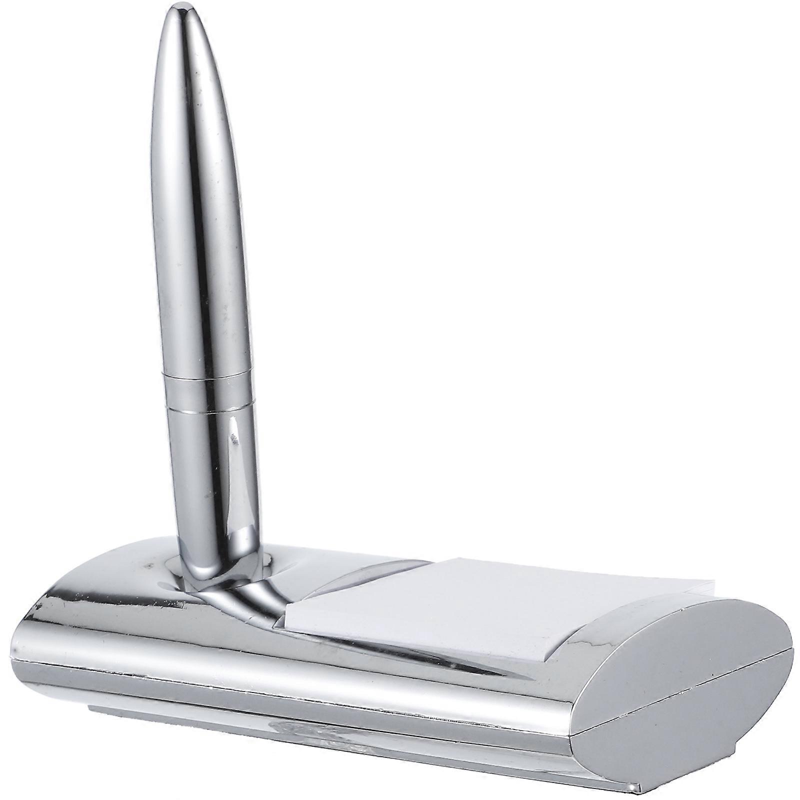 Silver Desktop Signing Pen 4Pcs for Writing Use with Base Multi-Function Business Pen