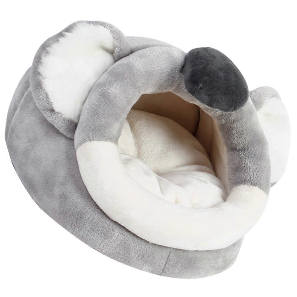 Small Pets Beds Cartoon Hamster House for Cozy Sleeping 3Pcs