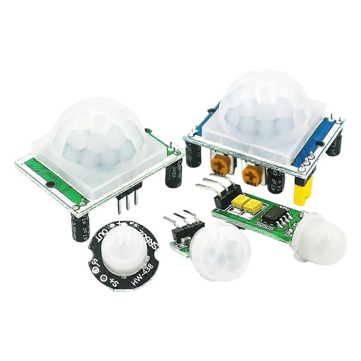 HCSR501 PIR Motion Sensor Module, Adjustable Infrared Motion Detector for Security Systems