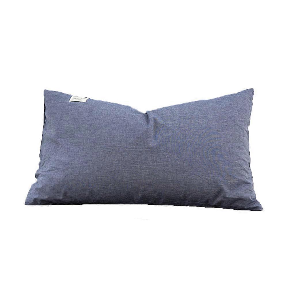 Simple style washed cotton pillowcase-solid color pillowcase