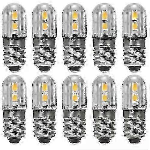 E10 6V AC DC 2W LED screw base bulb light source lamp light bulb cing