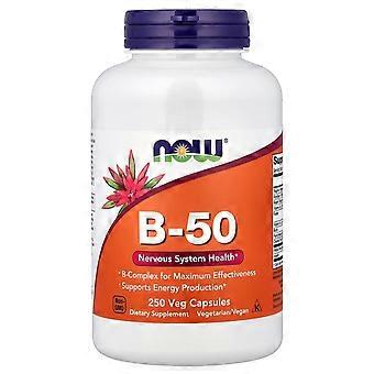 NOW Foods, B-50, 250 cápsulas vegetales